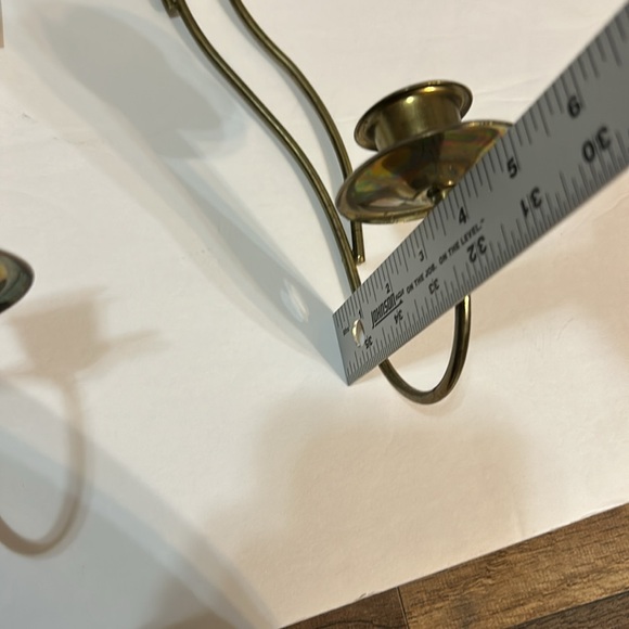 Vintage Solid Brass Candle Holders - Picture 3 of 5